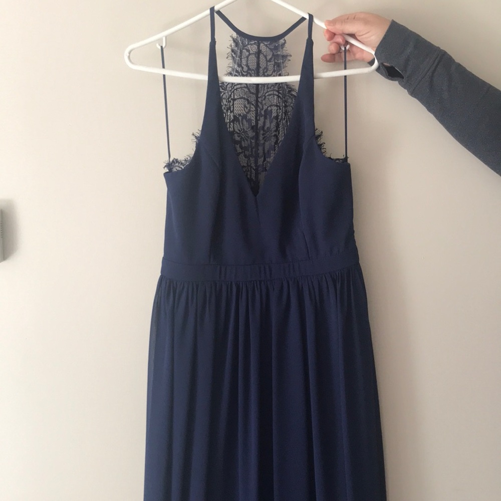 Navy Blue Formal Dress